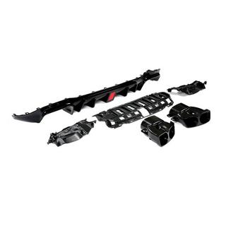 Dyfuzor tylnego zderzaka z końcówkami V1 (do AMG/AMG-Line 2016-2019, Carbon) zdjęcia 2