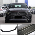 Mercedes E-class W213 2016-2023 Nakładka na przedni zderzak Lip (do AMG-Line 2020-2023, Carbon) zdjęcia 5