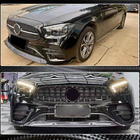 Mercedes E-class W213 2016-2023 Nakładka na przedni zderzak Lip (do AMG-Line 2020-2023, Carbon) zdjęcia 13