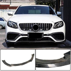 Mercedes E-class W213 2016-2023 Nakładka na przedni zderzak Lip V1 do E63 AMG 2016-2019 Carbon zdjęcia 1