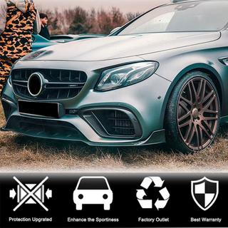 Nakładka na przedni zderzak Lip V1 do E63 AMG 2016-2019 Carbon zdjęcia 2