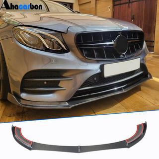 Nakładka na Przedni Zderzak Lip V1 do AMG-Line / E43 AMG 2016-2019, Carbon zdjęcia 1