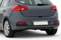 Kia Ceed 2012-2018 Listwa chromowana nad tablicą rejestracyjną do HB (stal nierdzewna) zdjęcia 1