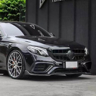 Mercedes E-class W213 2016-2023 Nakładki na przedni zderzak z włókna węglowego do E63 AMG 2016-2019 zdjęcia 2