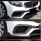 Mercedes E-class W213 2016-2023 Nakładki na przedni zderzak z włókna węglowego do E63 AMG 2016-2019 zdjęcia 3