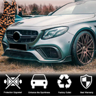 Mercedes E-class W213 2016-2023 Nakładki na przedni zderzak z włókna węglowego do E63 AMG 2016-2019 zdjęcia 5