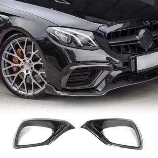 Nakładki na przedni zderzak z włókna węglowego do E63 AMG 2016-2019 zdjęcia 1