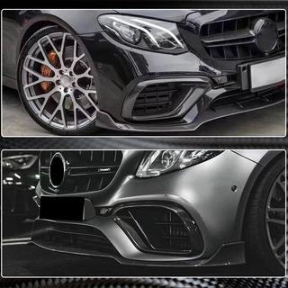 Nakładki na przedni zderzak z włókna węglowego do E63 AMG 2016-2019 zdjęcia 4