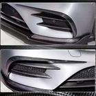 Mercedes E-class W213 2016-2023 Nakładki na Zderzak Przedni V1 (do E43 AMG 2016-2019, Carbon) zdjęcia 4