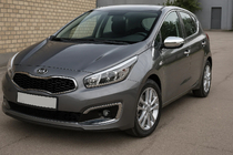 Kia Ceed 2012-2018 Nakładki na Lusterka (2 szt, Stal Nierdzewna) zdjęcia 1