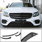 Mercedes E-class W213 2016-2023 Nakładka na Zderzak Przedni Lip V2 do AMG-Line / E43 AMG 2016-2019, Carbon zdjęcia 1