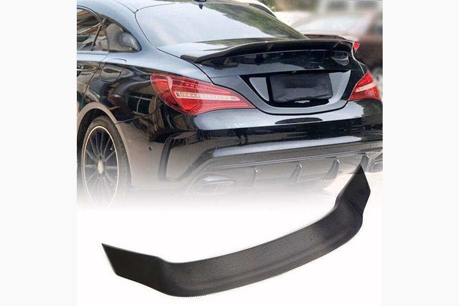 Mercedes CLA C117 2013-2019 Spoiler V4 (SD, Carbon) Image
