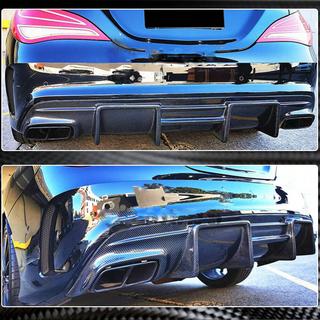 Dyfuzor tylnego zderzaka V1 do AMG-Line / CLA45 AMG, Carbon zdjęcia 4