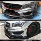 Mercedes CLA C117 2013-2019 Nakładki na Przedni Zderzak z Włókna Węglowego do CLA45 AMG SD 2013-2016 zdjęcia 4