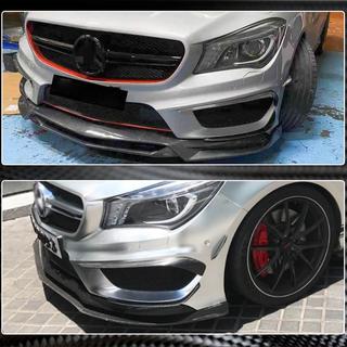 Nakładki na Przedni Zderzak z Włókna Węglowego do CLA45 AMG SD 2013-2016 zdjęcia 4