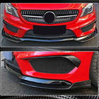 Mercedes CLA C117 2013-2019 Nakładki na Przedni Zderzak z Włókna Węglowego (do Base SD 2013-2016) zdjęcia 4