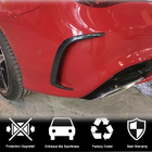 Mercedes CLA C117 2013-2019 Nakładki na tylny zderzak V1 (do AMG-Line / CLA45 AMG SD, Carbon) zdjęcia 2