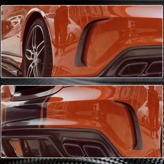 Nakładki na tylny zderzak V1 (do AMG-Line / CLA45 AMG SD, Carbon) zdjęcia 4