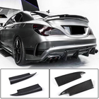Mercedes CLA C117 2013-2019 Nakładki na tylny zderzak V3 (do AMG-Line / CLA45 AMG SD, Carbon) zdjęcia 1