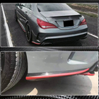 Mercedes CLA C117 2013-2019 Nakładki na tylny zderzak V3 (do AMG-Line / CLA45 AMG SD, Carbon) zdjęcia 9
