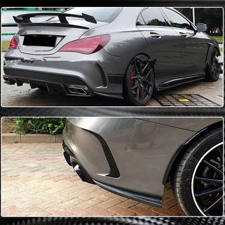 Nakładki na tylny zderzak V3 (do AMG-Line / CLA45 AMG SD, Carbon) zdjęcia 4