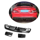 Mercedes CLA C117 2013-2019 Dyfuzor Tylnego Zderzaka V1 (do AMG-Line / CLA45 AMG 2013-2016, Carbon) zdjęcia 1