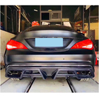 Mercedes CLA C117 2013-2019 Dyfuzor Tylnego Zderzaka V1 (do AMG-Line / CLA45 AMG 2013-2016, Carbon) zdjęcia 2