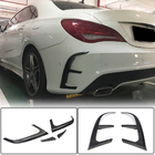 Mercedes CLA C117 2013-2019 Nakładki na tylny zderzak (dla AMG-Line / CLA45 AMG SD 2013-2016, Carbon) zdjęcia 1