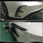 Mercedes CLA C117 2013-2019 Nakładki na tylny zderzak (dla AMG-Line / CLA45 AMG SD 2013-2016, Carbon) zdjęcia 4