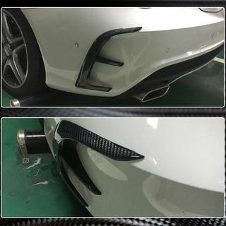 Nakładki na tylny zderzak (dla AMG-Line / CLA45 AMG SD 2013-2016, Carbon) zdjęcia 4