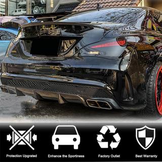 Dyfuzor Tylnego Zderzaka V2 (do AMG-Line / CLA45 AMG 2013-2016, Carbon) zdjęcia 4