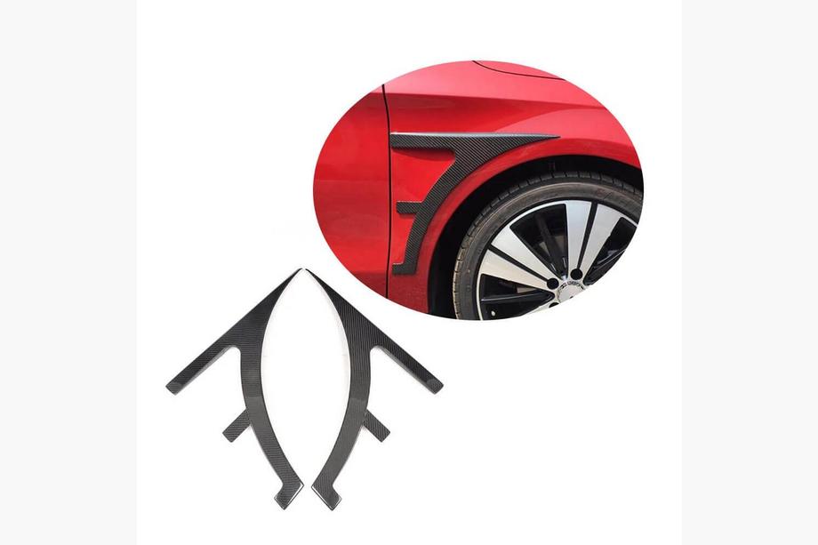 Mercedes CLA C117 2013-2019 Nakładki na przednie błotniki z karbonu Image
