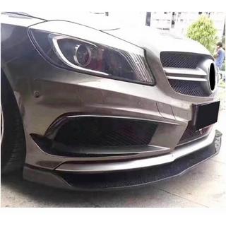 Nakładka na Zderzak Przedni Lip V1 do AMG-Line / A45 AMG HB 2013-2015, Carbon zdjęcia 3