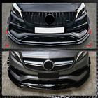 Mercedes A-class W176 2012-2018 Nakładka na przedni zderzak Lip (do A45 AMG, ABS) zdjęcia 4