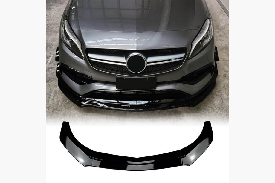 Mercedes A-class W176 2012-2018 Nakładka na przedni zderzak Lip (do A45 AMG, ABS) Image