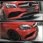 Mercedes A-class W176 2012-2018 Nakładka na Zderzak Przedni Lip (do AMG-Line / A45 AMG HB 2016-2018, Carbon) zdjęcia 3