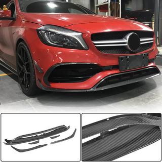 Nakładka na Zderzak Przedni Lip (do AMG-Line / A45 AMG HB 2016-2018, Carbon) zdjęcia 1