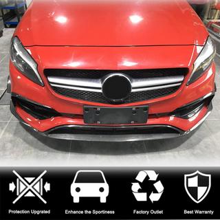 Nakładka na Zderzak Przedni Lip (do AMG-Line / A45 AMG HB 2016-2018, Carbon) zdjęcia 2