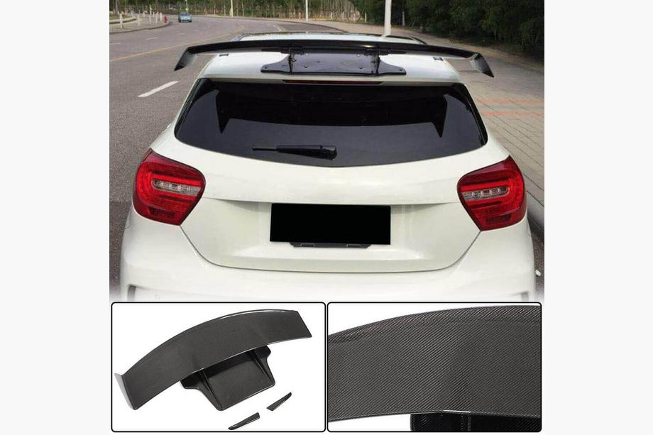 Mercedes A-class W176 2012-2018 Spojler V2 (do HB, Carbon) Image
