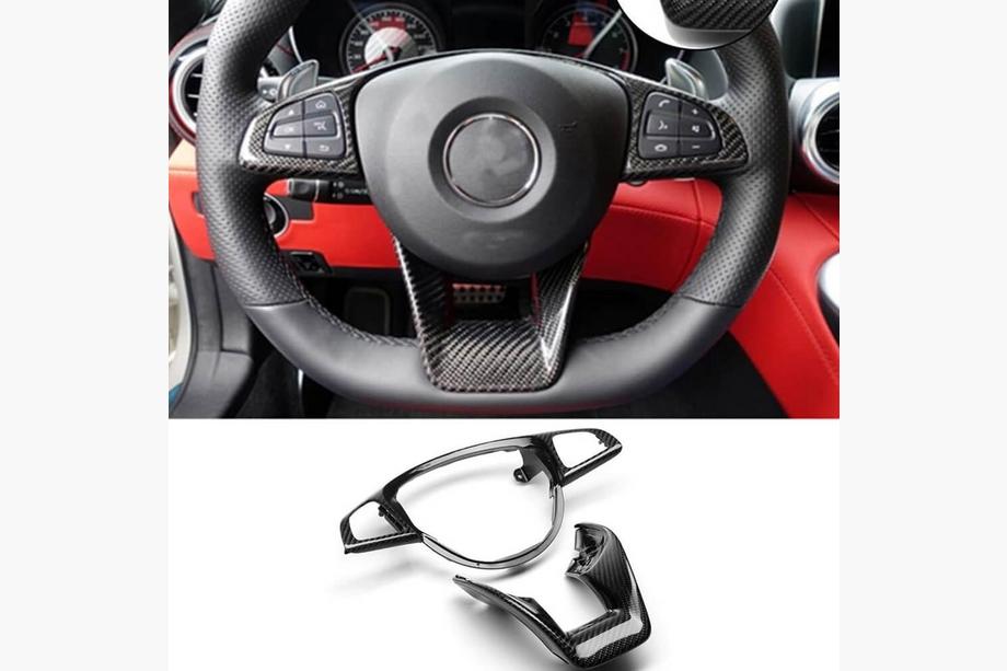 Mercedes A-class W176 2012-2018 Nakładka na Kierownicę Carbon Image