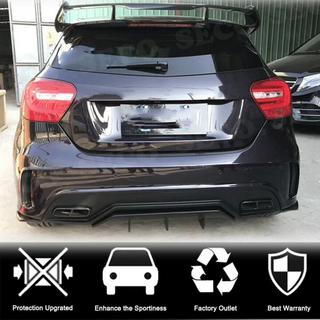 Nakładki Flap na tylny zderzak (do AMG-Line / A45 AMG HB, Carbon) zdjęcia 2