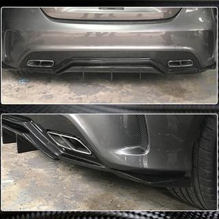 Nakładki Flap na tylny zderzak (do AMG-Line / A45 AMG HB, Carbon) zdjęcia 4