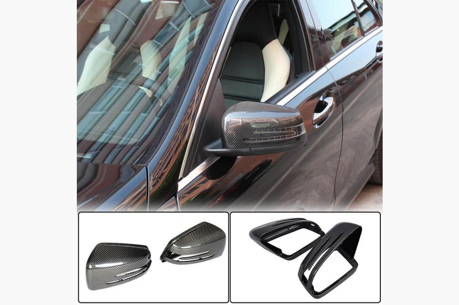 Mercedes A-class W176 2012-2018 Nakładki na Lusterka Carbon Zdjęcia 2