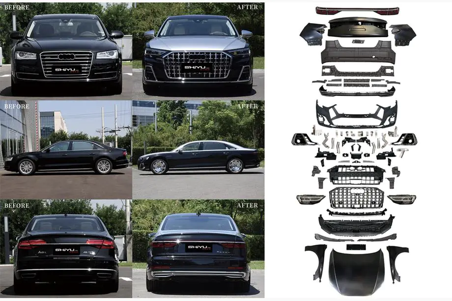 Audi A8 2010-2018 Zestaw Faceliftingu (Do Horch 2025) Image