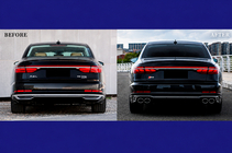 Audi A8 2018- Zestaw restylingowy z wymianą reflektorów (Do S8 2025) zdjęcia 3
