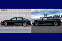 Audi A8 2018- Zestaw restylingowy z wymianą reflektorów (Do S8 2025) zdjęcia 2