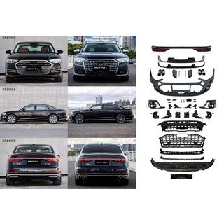Zestaw bodykit facelift bez wymiany reflektorów (Do S8 2025) Audi A8 2018-