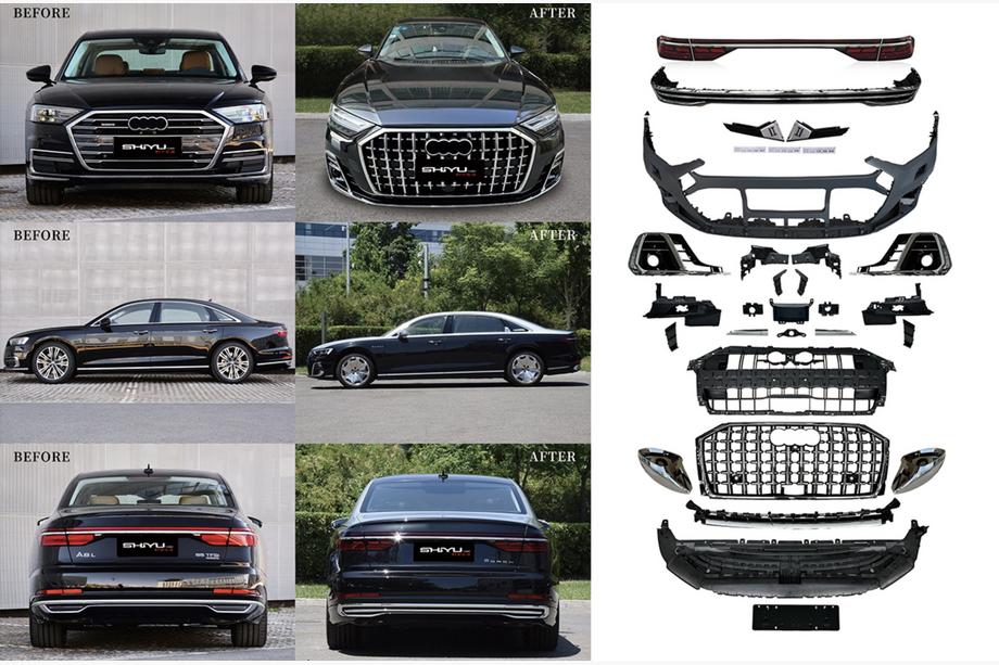 Audi A8 2018- Zestaw facelift bez wymiany reflektorów (Do Horch 2025) Image
