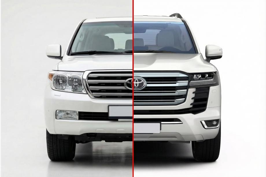 Toyota Land Cruiser 200 2007-2021 Zestaw restylingowy do LC 300 High-Line (Zestaw Standard) Image