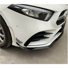 Mercedes A-class W177 2018- Nakładka Zderzaka Przedniego Lip V1 do AMG-Line SD 2018-2021 Carbon zdjęcia 3